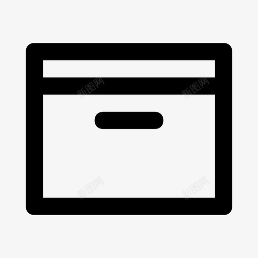 箱子纸箱集装箱图标svg_新图网 https://ixintu.com 储存 包装 包裹 整理 简单 箱子 纸箱 装运 集装箱