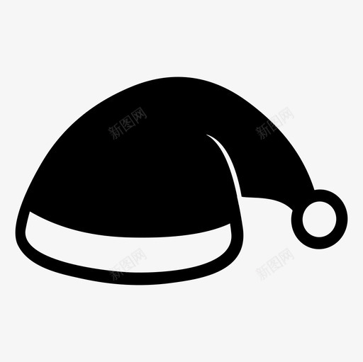圣诞帽红色针尖图标svg_新图网 https://ixintu.com 估算 圣诞帽 圣诞节 增强 红色 透镜 遮蔽 针尖