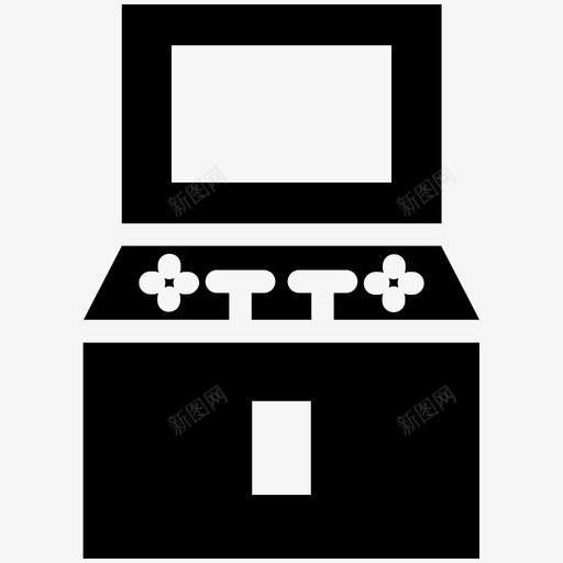 复古街机游戏80年代游戏杆图标svg_新图网 https://ixintu.com 80年代 儿童 复古街机游戏 旧 游戏杆 游戏酷矢量图标 视频游戏
