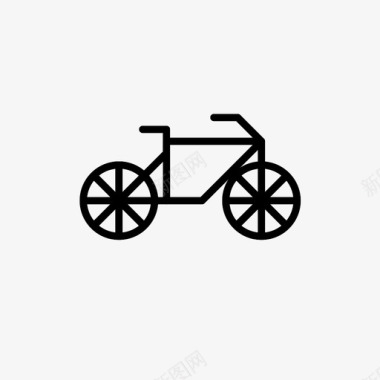自行车双人交通图标图标