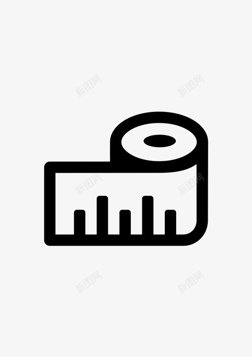 卷尺尺寸重量图标svg_新图网 https://ixintu.com 卷尺 尺寸 条带 直尺 英寸 适合度 重量 量词