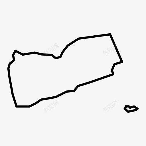 也门世界波斯湾图标svg_新图网 https://ixintu.com 世界 世界地图 也门 位置 国家 地图 地理 导航 波斯湾 石油国家 阿拉伯