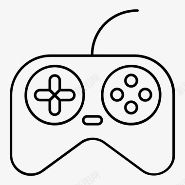 游戏控制器游戏机游戏杆图标图标