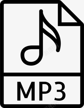 mp3文件声音音乐图标图标