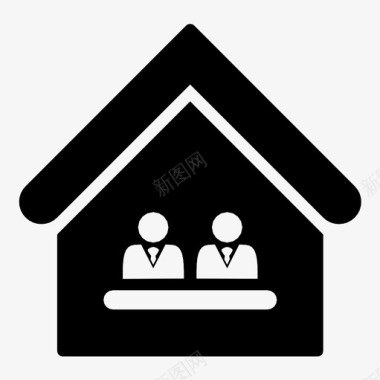 管理员工接待图标图标