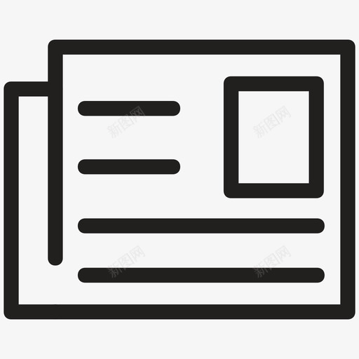 报纸酒店线路图标svg_新图网 https://ixintu.com 报纸 酒店线路图标