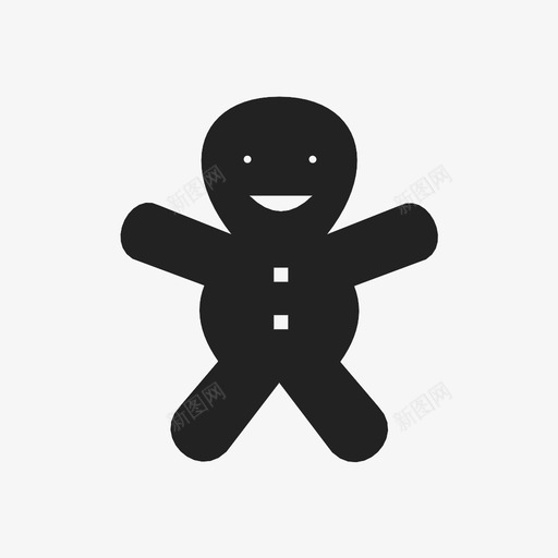 姜饼饼干圣诞节零食图标svg_新图网 https://ixintu.com 人 圣诞节 姜饼饼干 庆祝 手臂 烤箱 美味 腿 零食