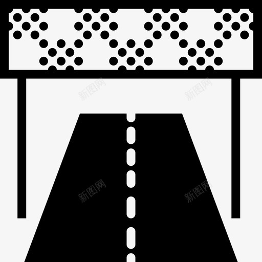 赛车完成纳斯卡图标svg_新图网 https://ixintu.com 体育实心 公路 完成 开始 比赛 纳斯卡 赛车 赛道 运动