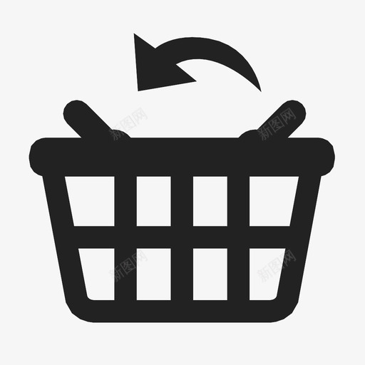 篮子的淘宝的打开的图标svg_新图网 https://ixintu.com 处理 打开的 持有 携带 淘宝的 物品 篮子的 购物 选择购买