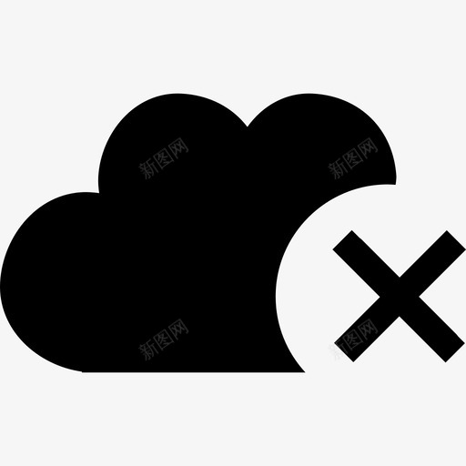 从云界面删除带有十字符号数据图标的符号svg_新图网 https://ixintu.com 从云界面删除带有十字 数据图标的符号 符号
