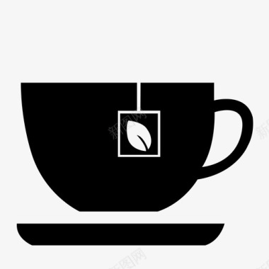 茶杯包享受图标图标