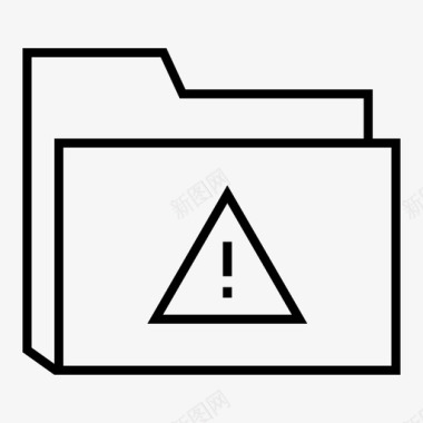 警告文件夹挂起不允许图标图标