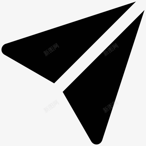 paperplane旅行粗体图标svg_新图网 https://ixintu.com paperplane 旅行粗体图标