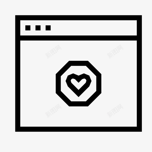 最喜欢的页面视觉研究图标svg_新图网 https://ixintu.com 分析 应用 心脏 数据 整体 最喜欢的页面 界面 研究 窗口 视觉 角度界面