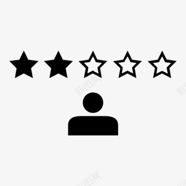 用户评级2星星评级图标图标