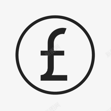 英镑付款货币图标图标