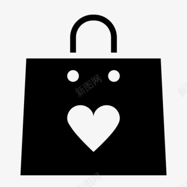 购物袋手提包袋子图标图标