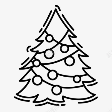 采购产品圣诞树圣诞树灯和装饰品图标图标