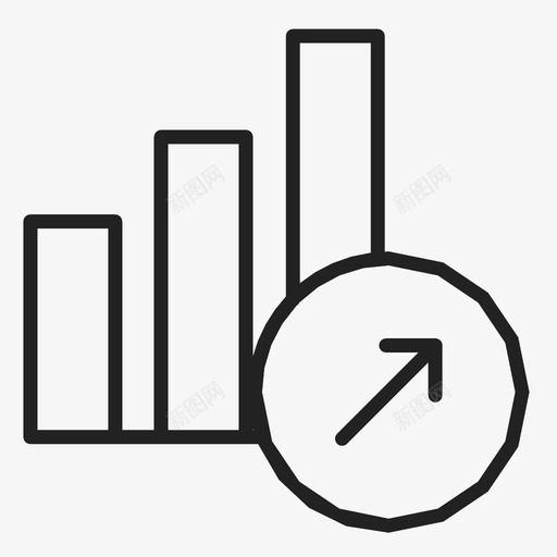 分析研究预测图标svg_新图网 https://ixintu.com 业务 分析 图表 数据 研究 解释数据 调查 财务 过程 预测