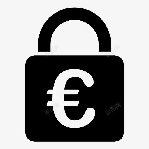 欧式锁安全私人图标svg_新图网 https://ixintu.com 关闭 安全 欧式锁 私人 设置 钥匙 锁