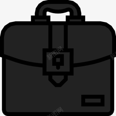 商务公文包包手提包图标图标