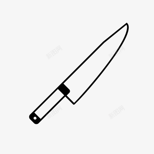 雕刻刀管理厨房图标svg_新图网 https://ixintu.com 信息 免提 厨房 厨房线图标 增加 烹饪刀 管理 金属 雕刻刀