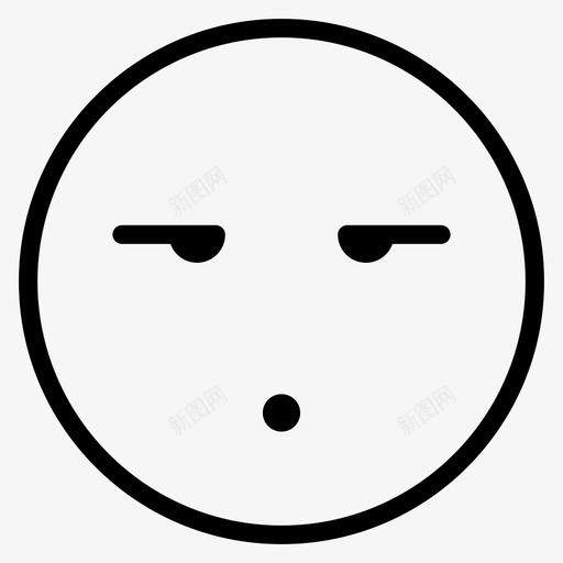无语镜头信息图标svg_新图网 https://ixintu.com 信息 分析 化身 增强 平滑情感 情感 无语 脸 表情 视觉 镜头
