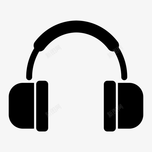 耳机便携式听力立体声图标svg_新图网 https://ixintu.com 便携式听力 助听器 助听器卡通 听力设备 扬声器 消音 立体声 耳塞 耳机 节拍 重型 音乐