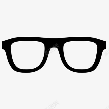 眼镜矫正眼镜镜片图标图标