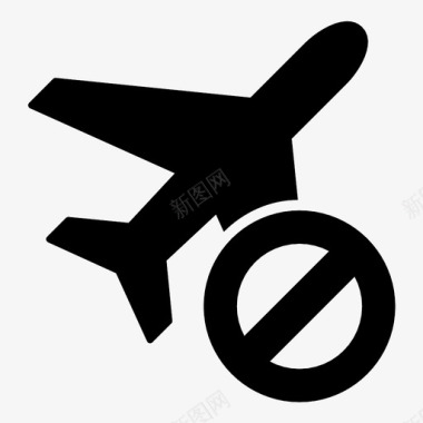 飞机关闭飞机故障不工作图标图标