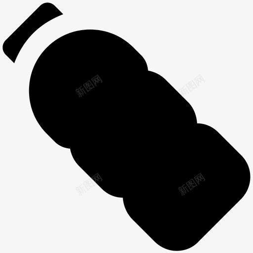 水瓶夏日大胆的固体图标svg_新图网 https://ixintu.com 夏日大胆的固体图标 水瓶