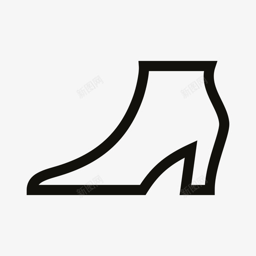 靴子遮蔽物针点图标svg_新图网 https://ixintu.com 信息 增强 套装 带子 衣服 衣服轮廓1 遮蔽物 配件 针点 靴子