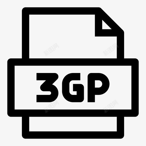 3gp文件视频文件技术图标svg_新图网 https://ixintu.com 3gpp多媒体文件 3gp文件 信息 增强 技术 文件扩展名 波段 电子商务 视频文件