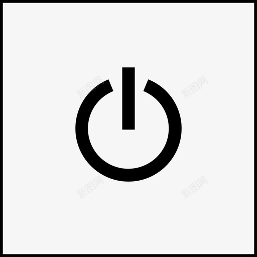电源按钮能量图标svg_新图网 https://ixintu.com 主电源 关闭 开关 按钮 播放器 电源 能量 随身听