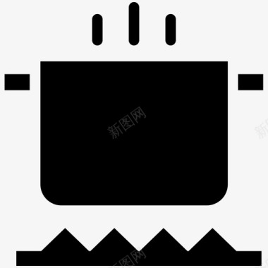 烹饪锅容器锅图标图标