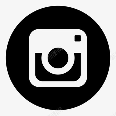 照相机闪光灯instagram图标图标