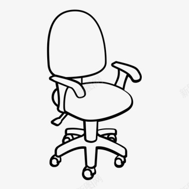 椅子坐下放松图标图标