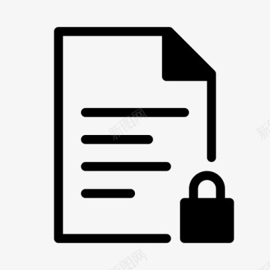 锁定文件受保护osx图标图标