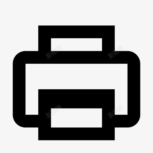 打印机水网图标svg_新图网 https://ixintu.com 五金 健身房 打印机 水 测试页 球 线工 网 设备