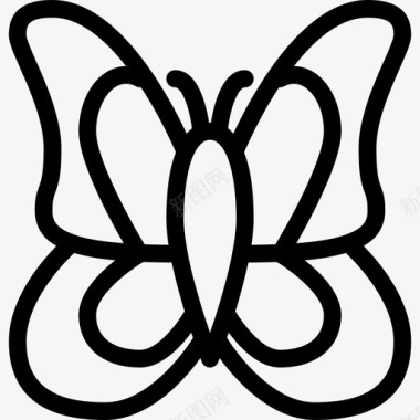 蝴蝶变形昆虫图标图标