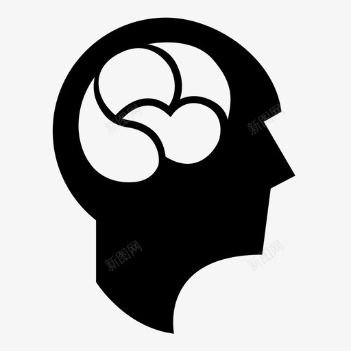 大脑生物学创造力图标svg_新图网 https://ixintu.com 人脑 创造力 大脑 头脑 思想 思考 想象 生物学 科学