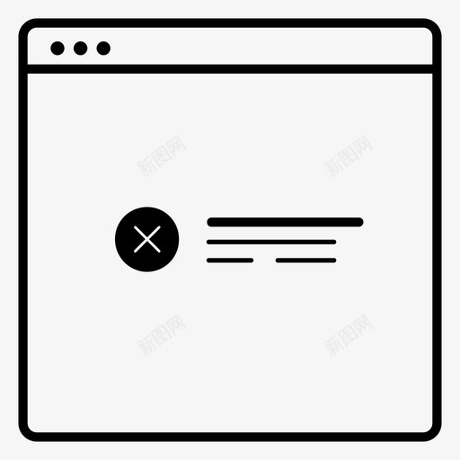 错误页检查设置线框图标svg_新图网 https://ixintu.com ui ui模型集合 可用性 布局 拒绝访问 断开连接 检查设置 模型 线框 重新建立 错误页 阻止