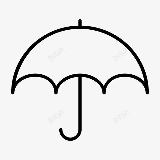 伞预期下降图标svg_新图网 https://ixintu.com 下降 伞 保护 处理 安全 物流薄 阳光 雨 预期