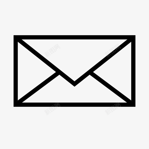 电子邮件信件信封图标svg_新图网 https://ixintu.com 信件 信封 名片 沟通 电子服务 电子邮件 联络 高效
