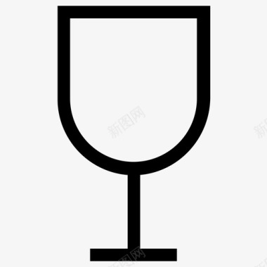 酒杯鸡尾酒杯杯子图标图标