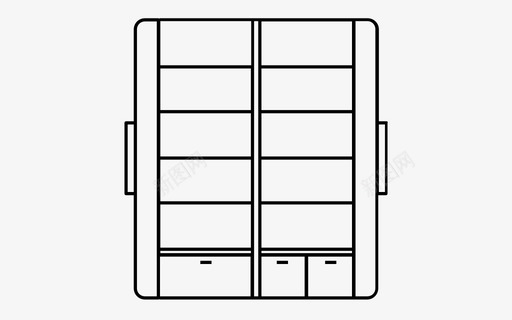 冰箱空冰箱视觉图标svg_新图网 https://ixintu.com 免提 冰箱 冰箱冰柜 双冰箱 带 房子 空冰箱 视觉 预测