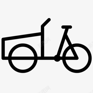 货运自行车轮子交通工具图标图标
