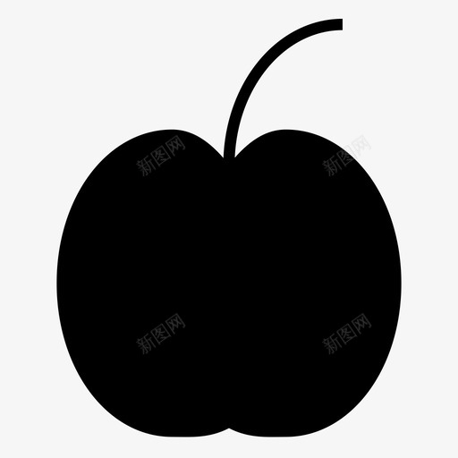 苹果仙红图标svg_新图网 https://ixintu.com 仙 吃 树 水果 甜点 红 绿 苹果 食物 餐