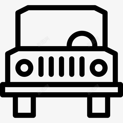 吉普车卡车旅行图标svg_新图网 https://ixintu.com 军事 卡车 吉普车 四轮驱动 旅行 汽车 装甲 车辆 运输 运输和旅行 驾驶