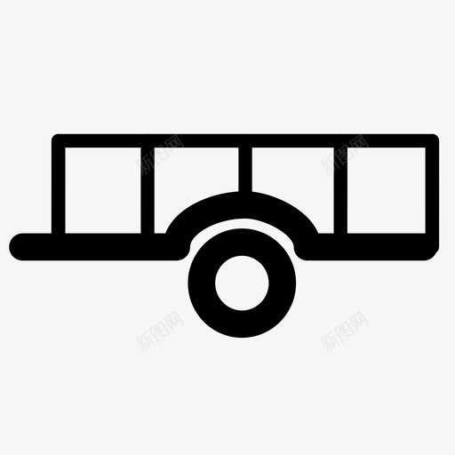 拖车运输装运图标svg_新图网 https://ixintu.com 取件 拖车 拖运 移动 装载 装运 车轮 运输 驱动